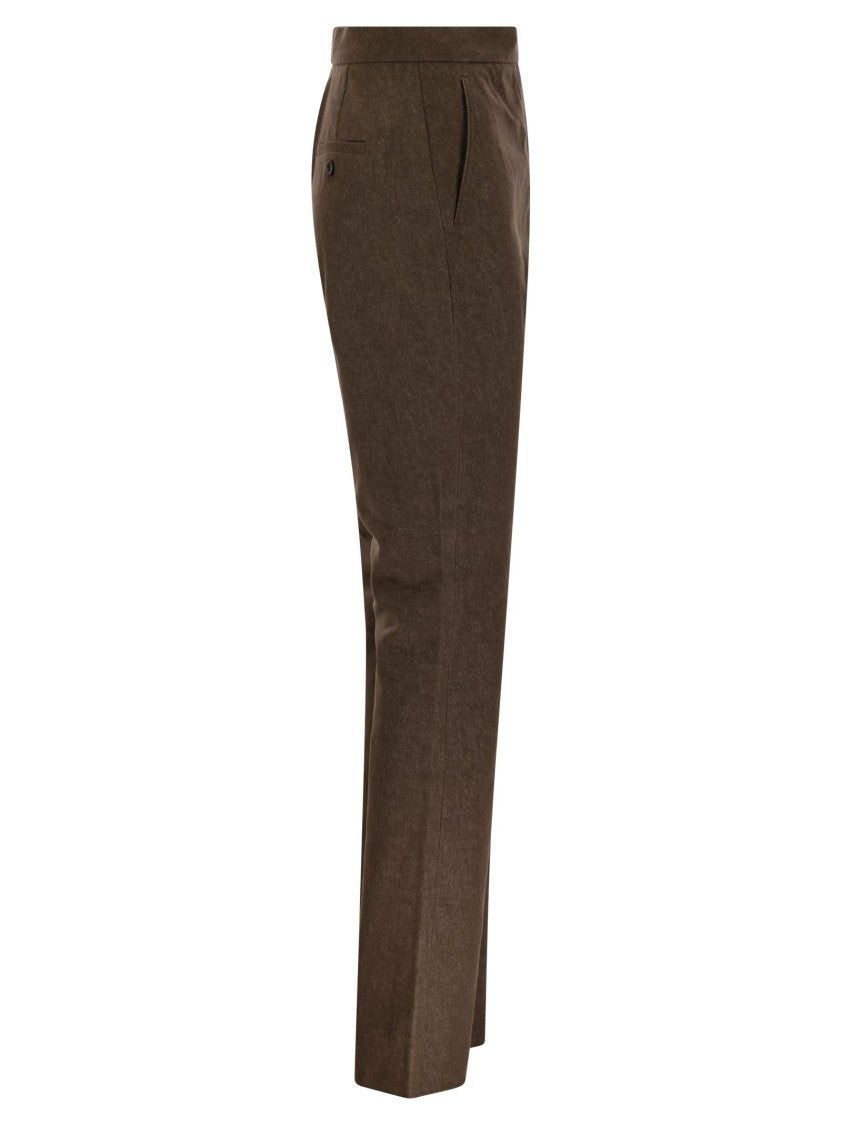 Max Mara Galizia - Slim Fit Cotton Trousers