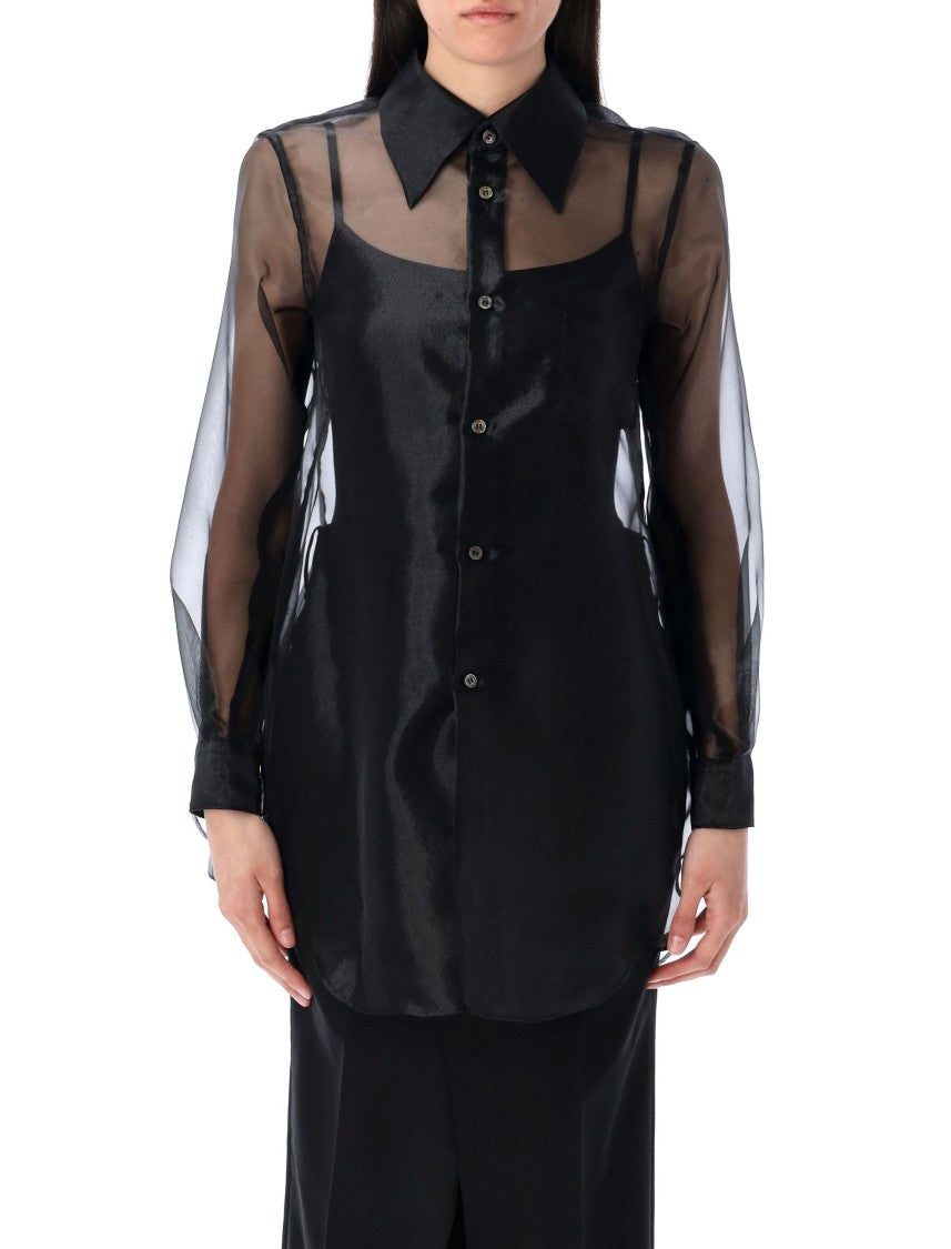 Comme Des Garçons Organza Poly Shirt