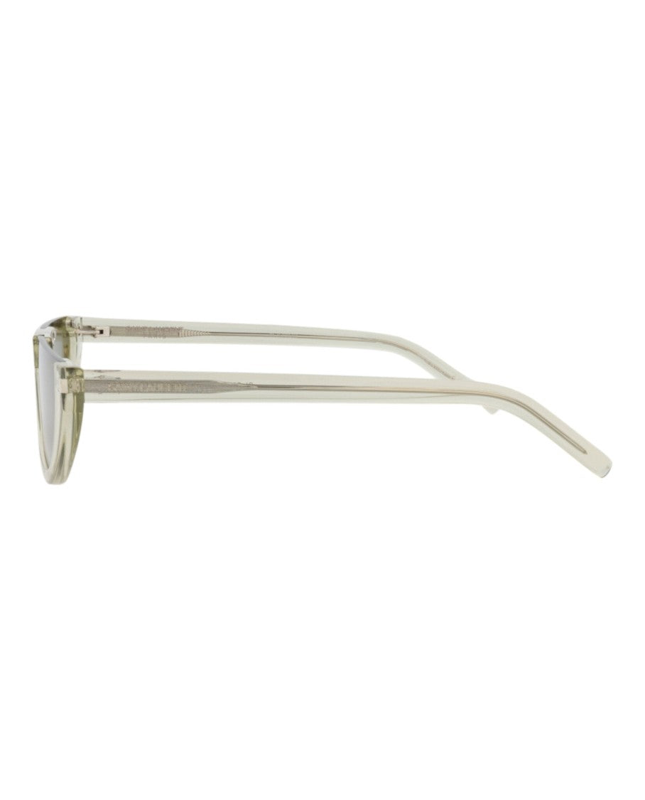 Saint Laurent Cat Eye-Frame Acetate Sunglasses With Saddle Nose Bridge