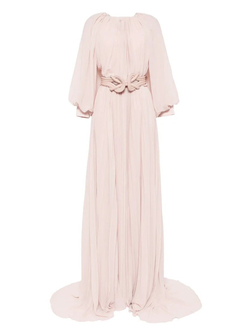 Saiid Kobeisy Pleated Long Dress