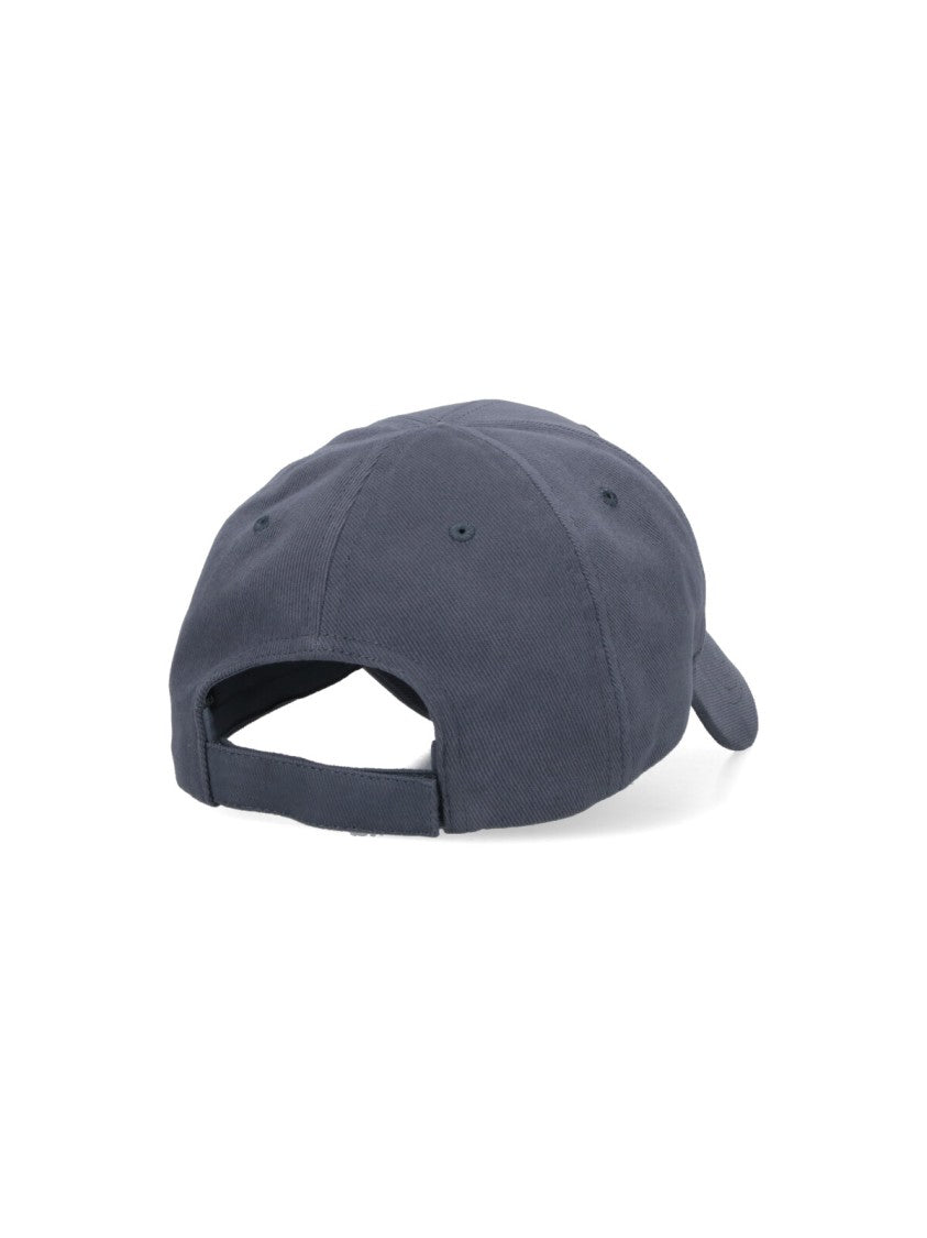 Balenciaga Classic Grey Hat With Structured Brim