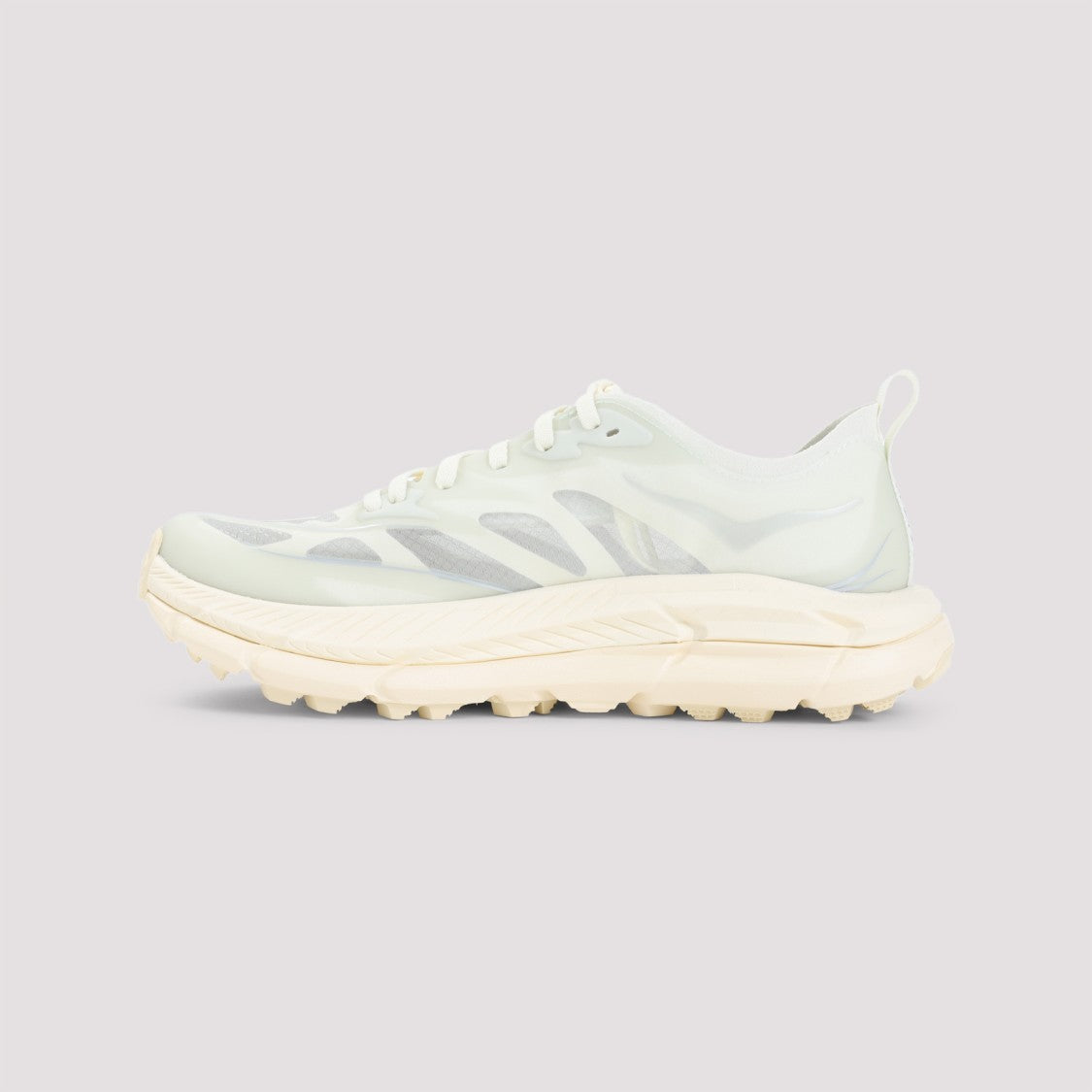 Hoka Translucent Upper Sneakers With Cushioned Sole