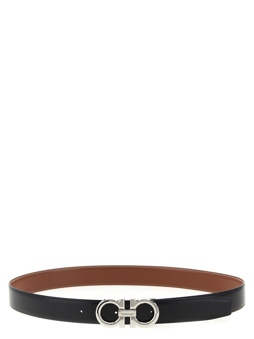 Ferragamo Gancini' Reversible Belt