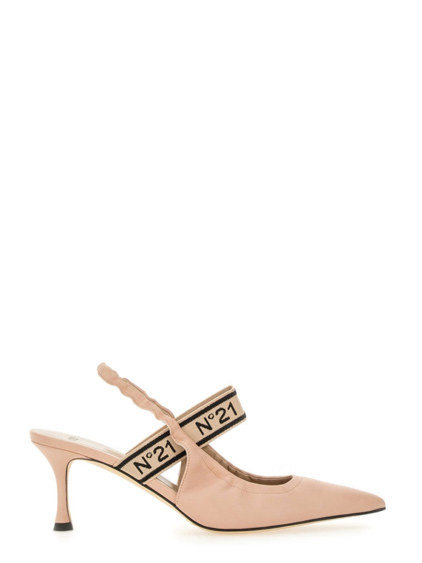 N°21 Pointed Toe Slingback Shoes