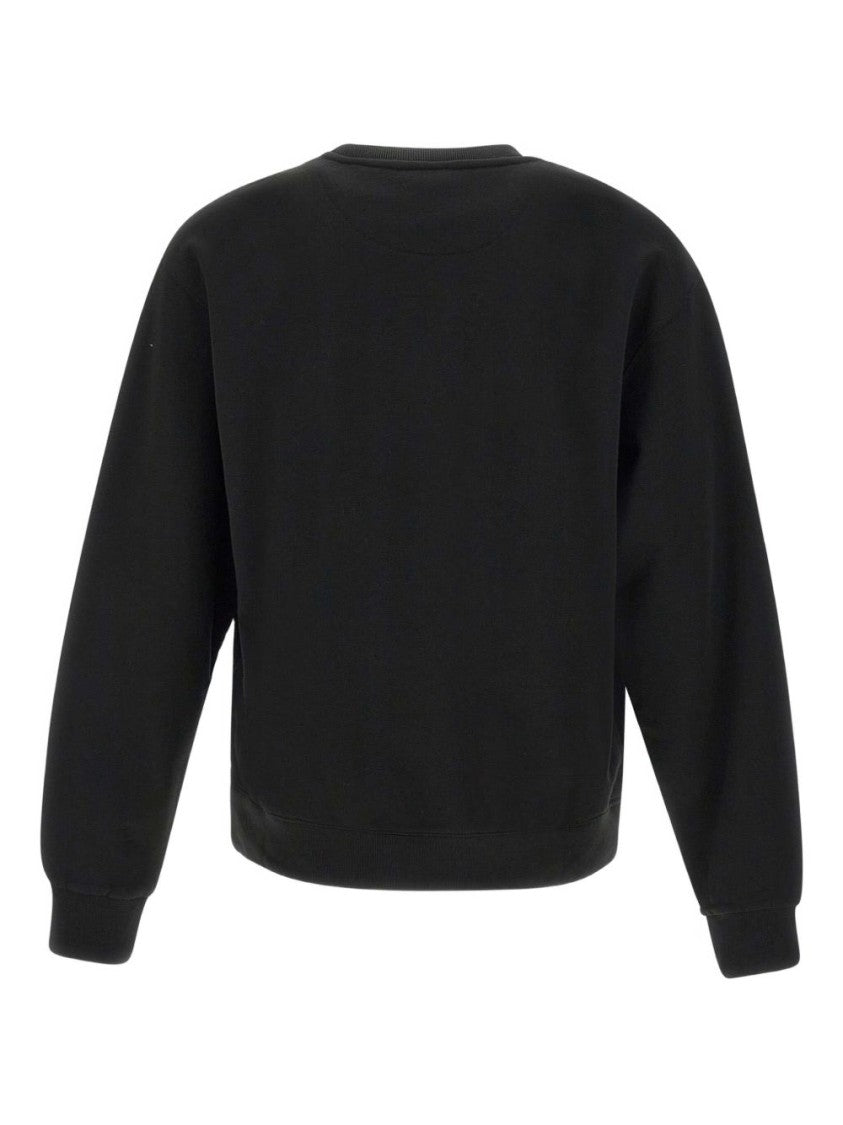 Kenzo Embroidered Logo Cotton Sweatshirt With Crew Neck