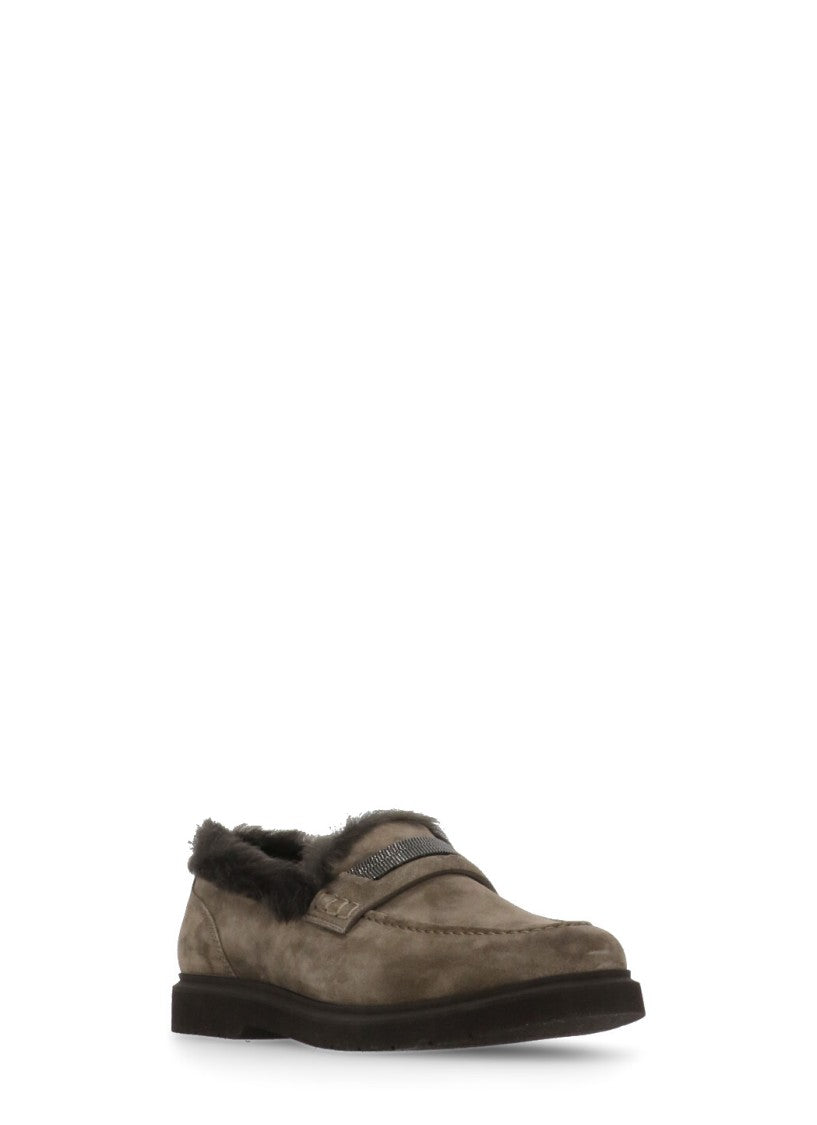 Brunello Cucinelli Leather Loafers