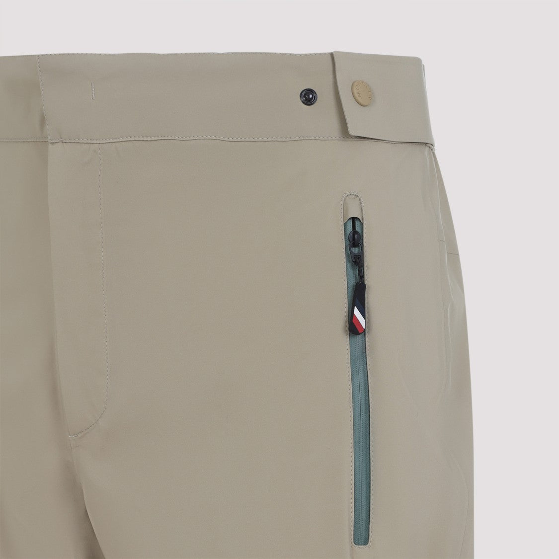 Moncler Grenoble Tapered Fit Trousers In Neutral Palette