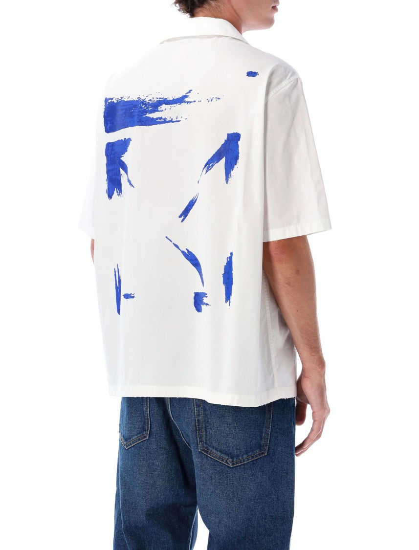 Off-White Brush Arrow Bowling Shirt