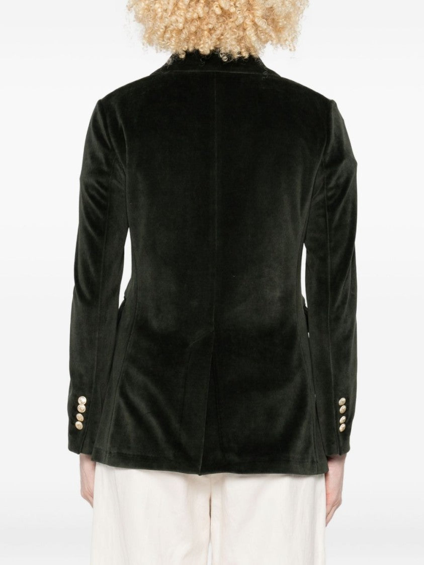Circolo 1901 Double-Breasted Tailored Jacket With Gold-Tone Buttons