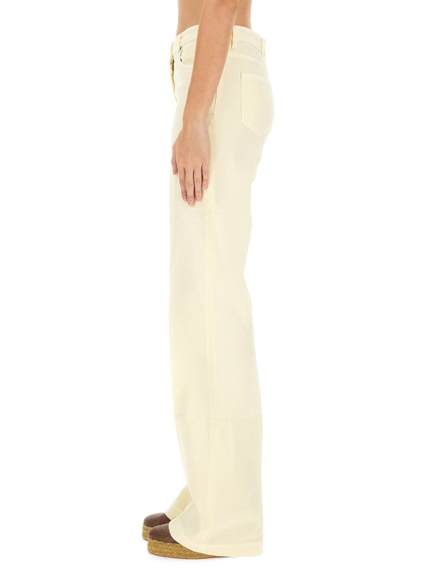 Etro High-Waisted Straight-Leg Pants