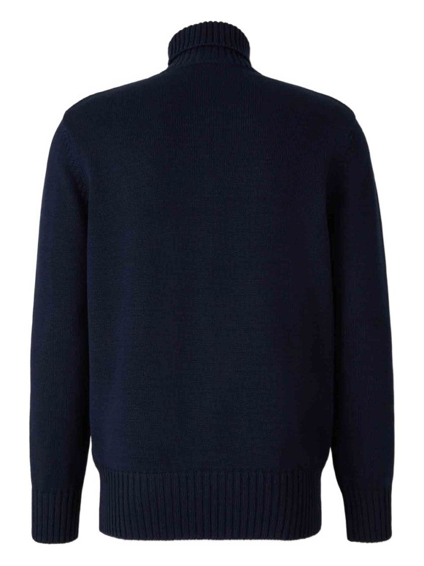 Givenchy Ribbed Turtleneck Sweater With Embossed Detail