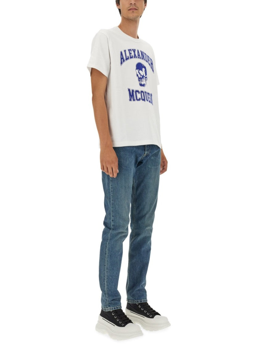 Alexander Mcqueen Skull Logo T-Shirt