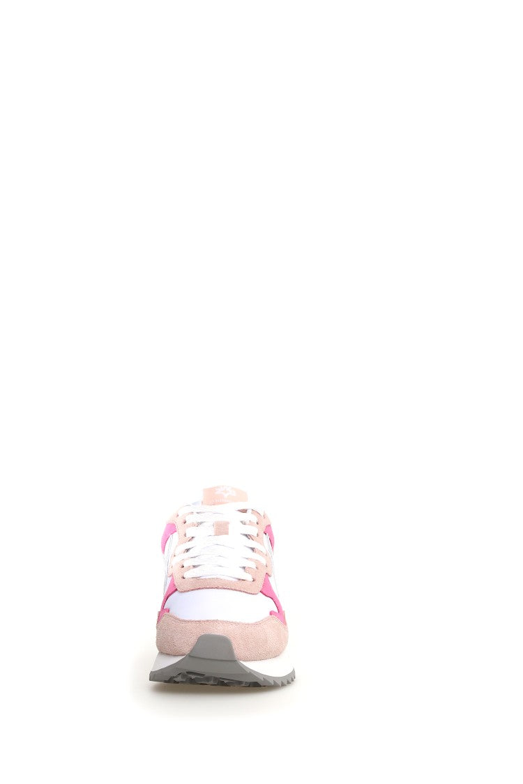 W6yz Technical Fabric And Suede Sneakers