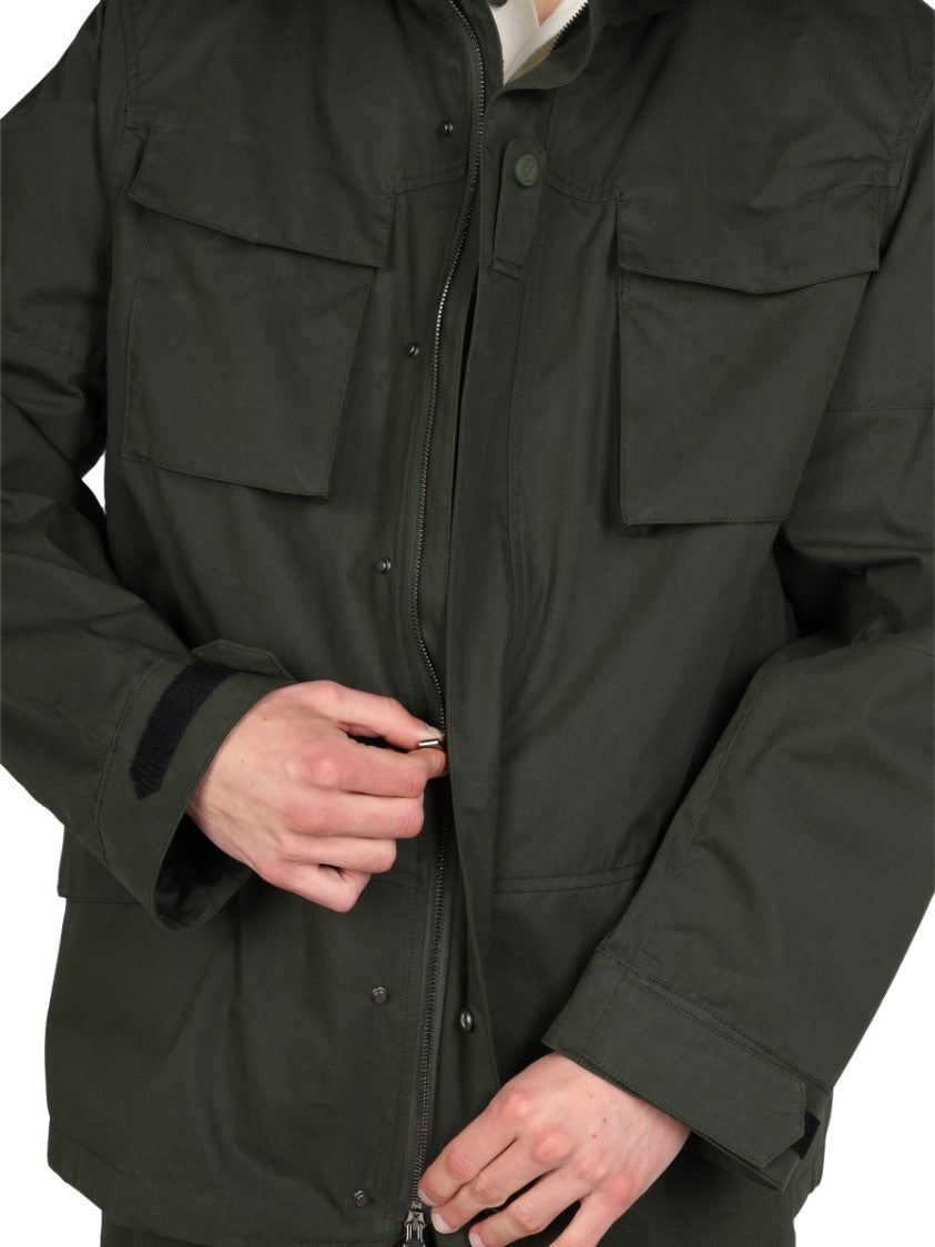 Lardini By Yosuke Aizawa Structured High Neck Jacket With Button