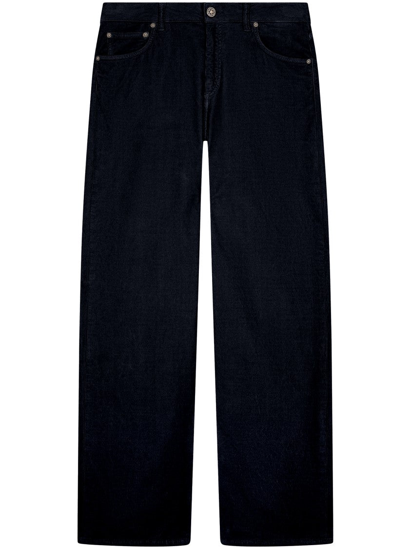 Dondup Straight Leg Trousers With Tailored Fit