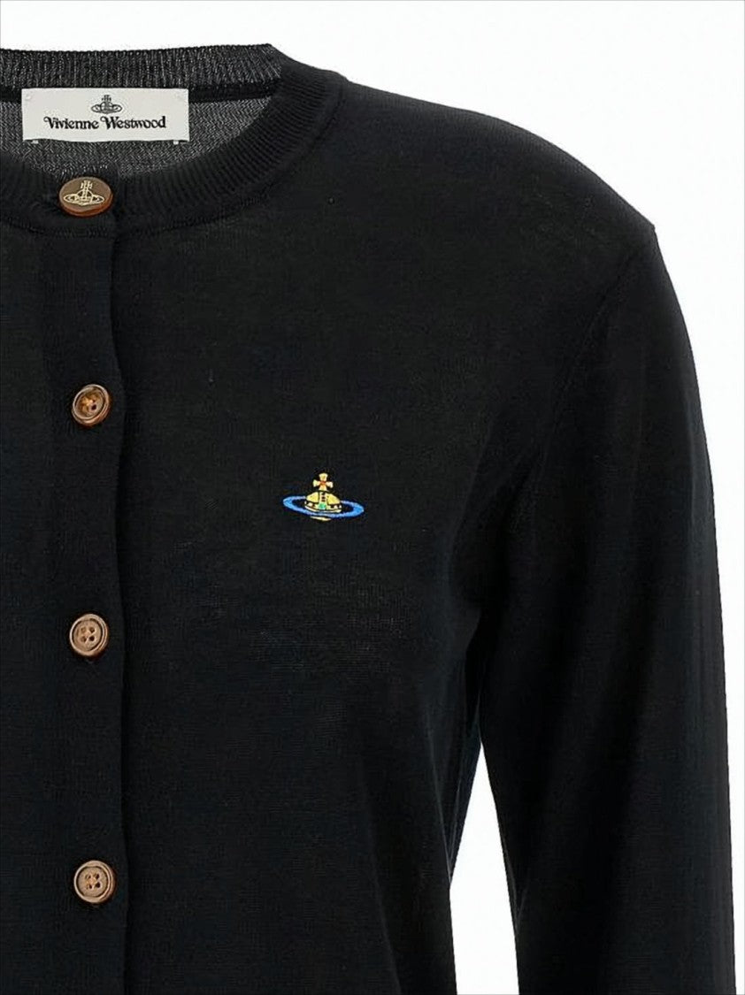 Vivienne Westwood Classic Button-Down Cardigan With Wooden Buttons