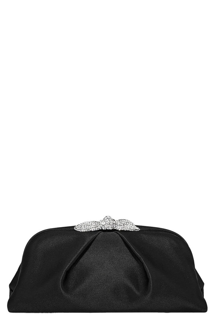 Aquazzura Very Bow Tie Crystal Minaudier