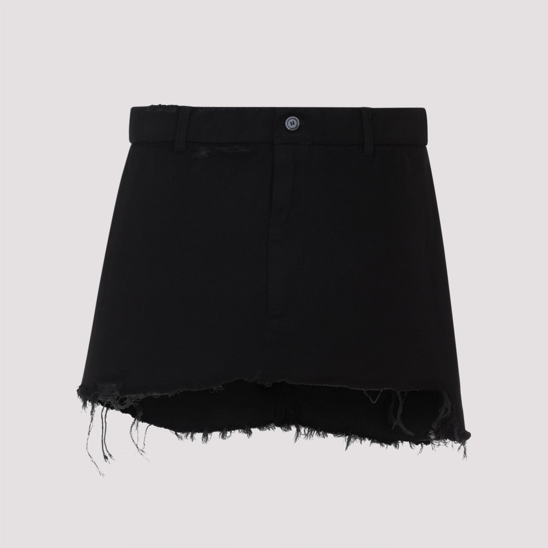 Balenciaga Tailored Black Mini Skirt