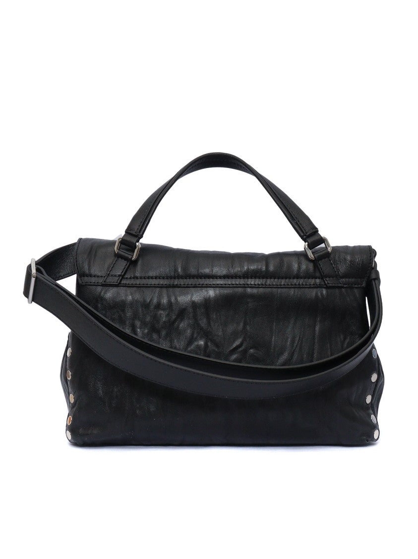 Zanellato Srl Black Lazzarone Postina Plissé Small Size
