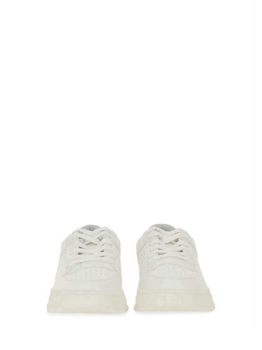 Hugo Low-Top Sneakers With Perforated Design And Textured Sole