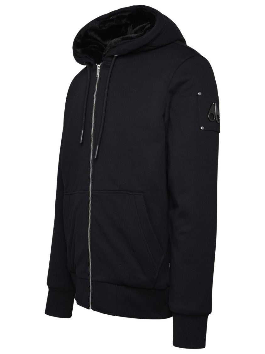 Moose Knuckles Classic Bunny 3 Jacket In Black Cotton Blend