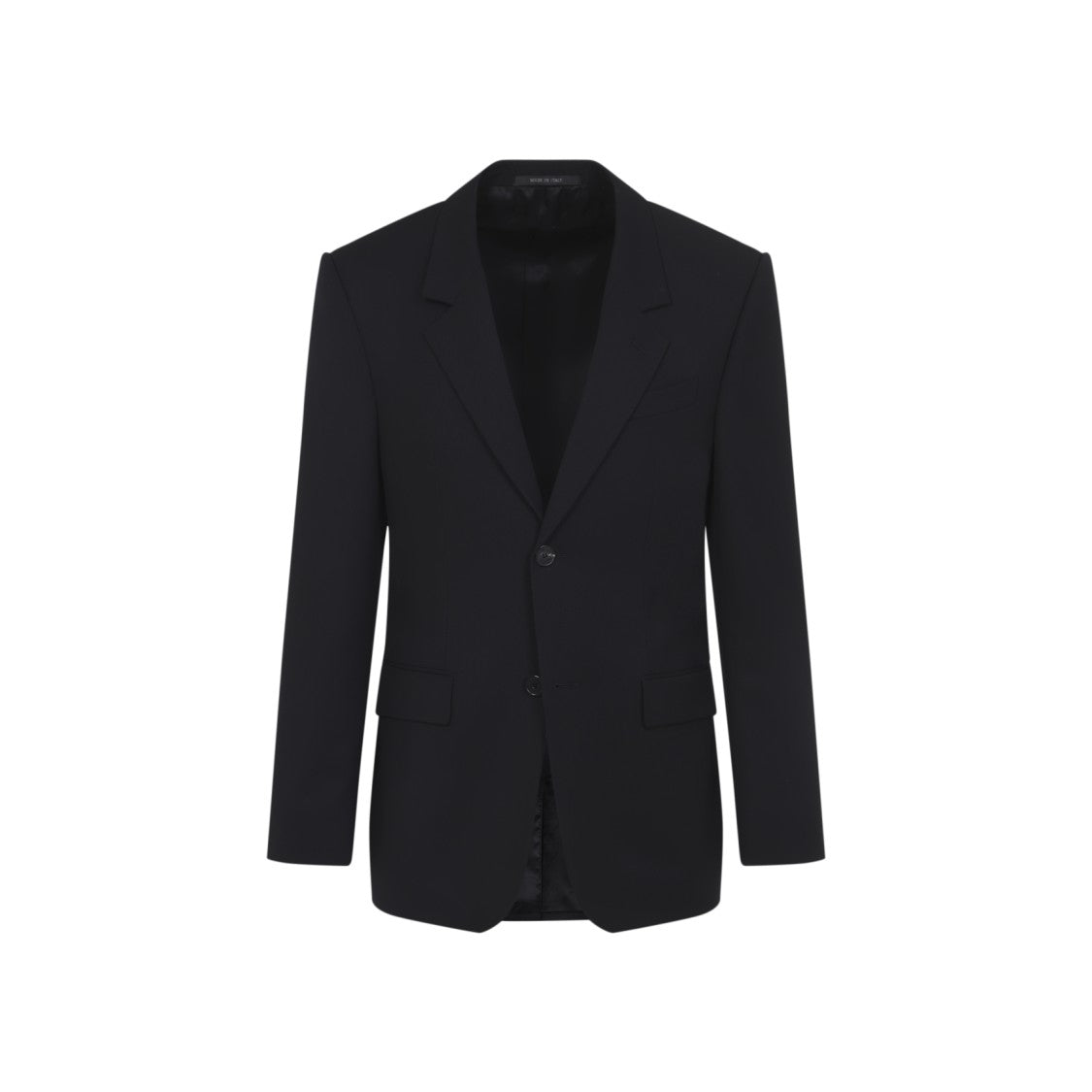 Balenciaga Tailored Black Wool And Cupro Blazer