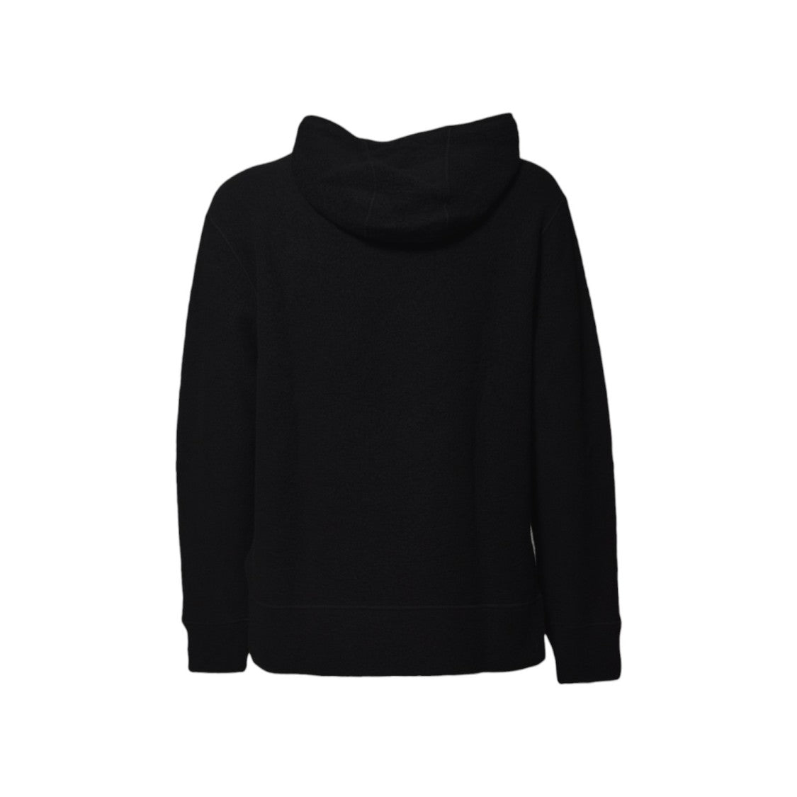 C.P. Company Black Wool Fleece Hooded Polar Fleece Sweater