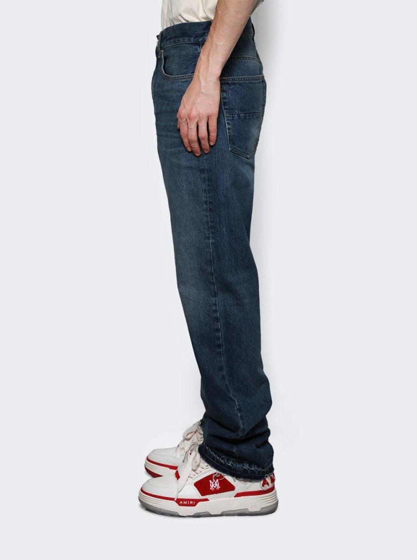 Amiri Released Hem Straight Jean Dark Indigo