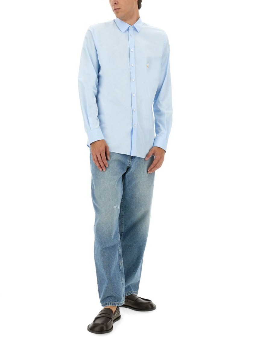 Moschino Classic White Cotton Poplin Shirt