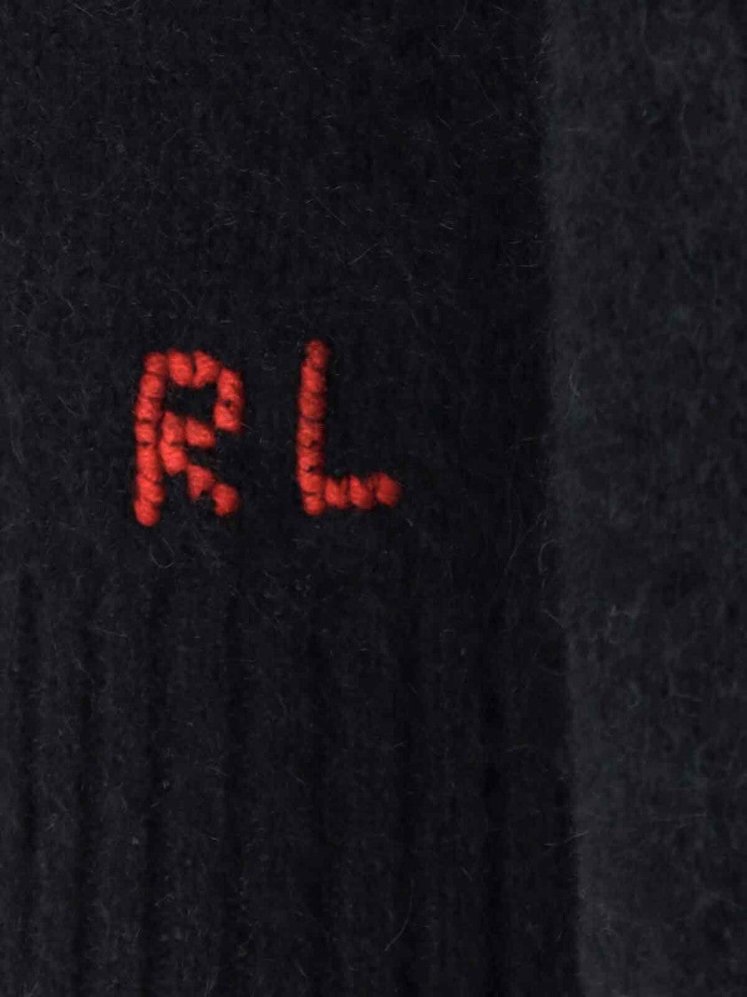Polo Ralph Lauren "Polo Bear" Sweater, In Black Wool