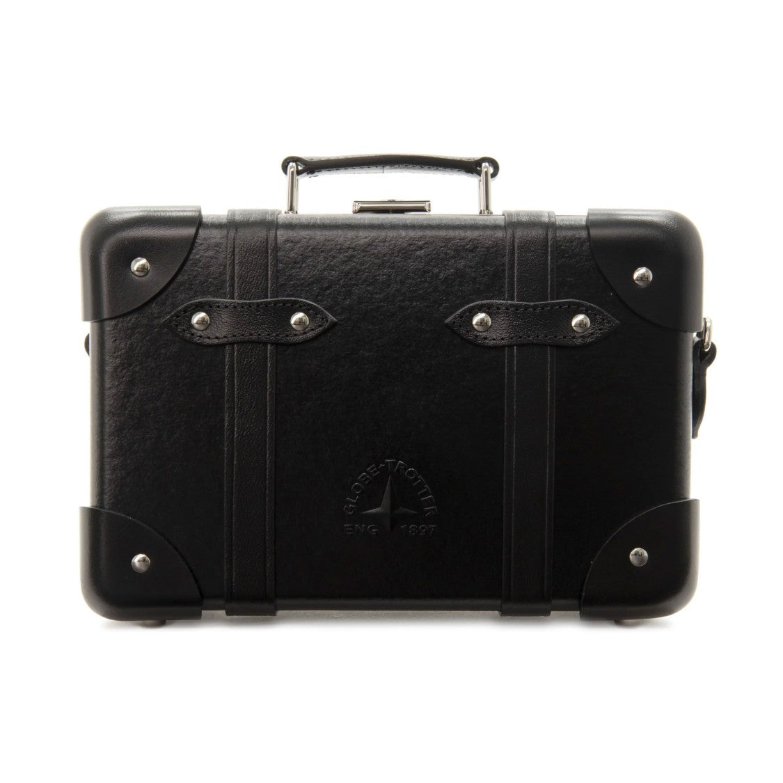 Globe Trotter Miniature Black Centenary Mayfair Cross-Body Bag