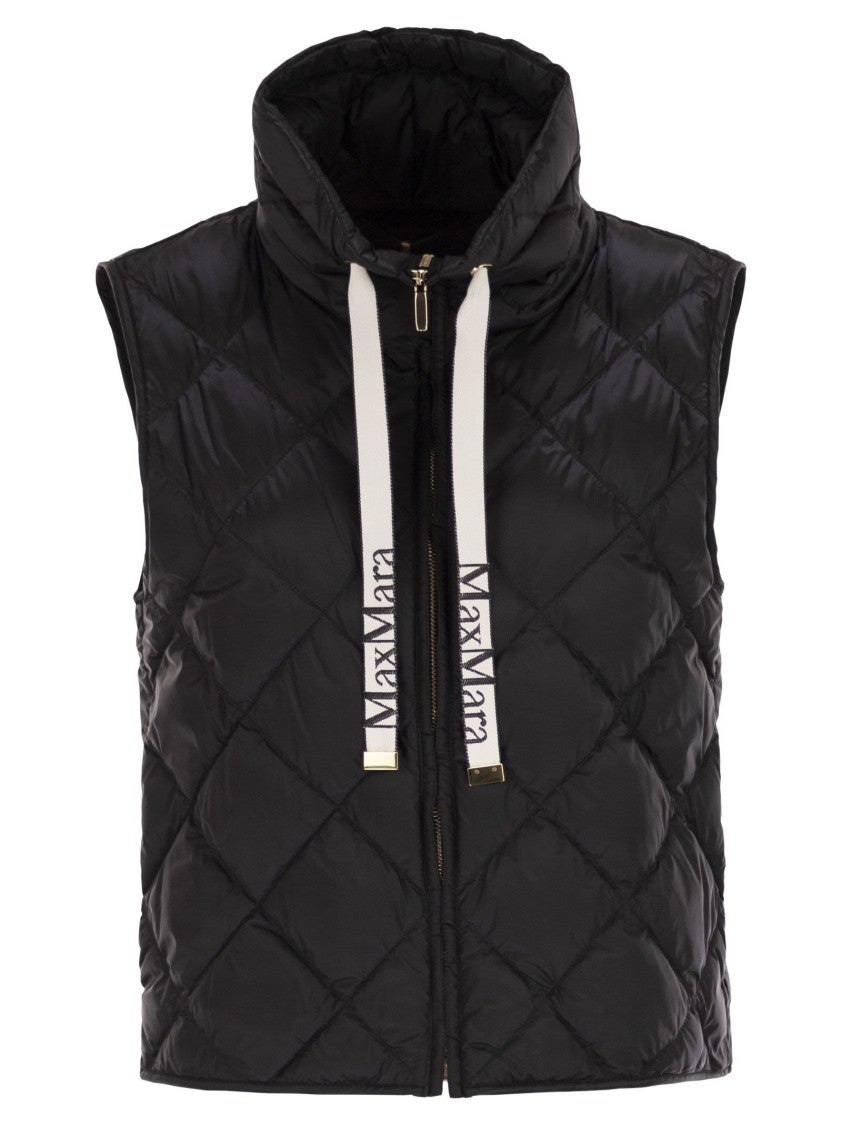 Max Mara Tegic - Drip-Proof Canvas Padded Waistcoat