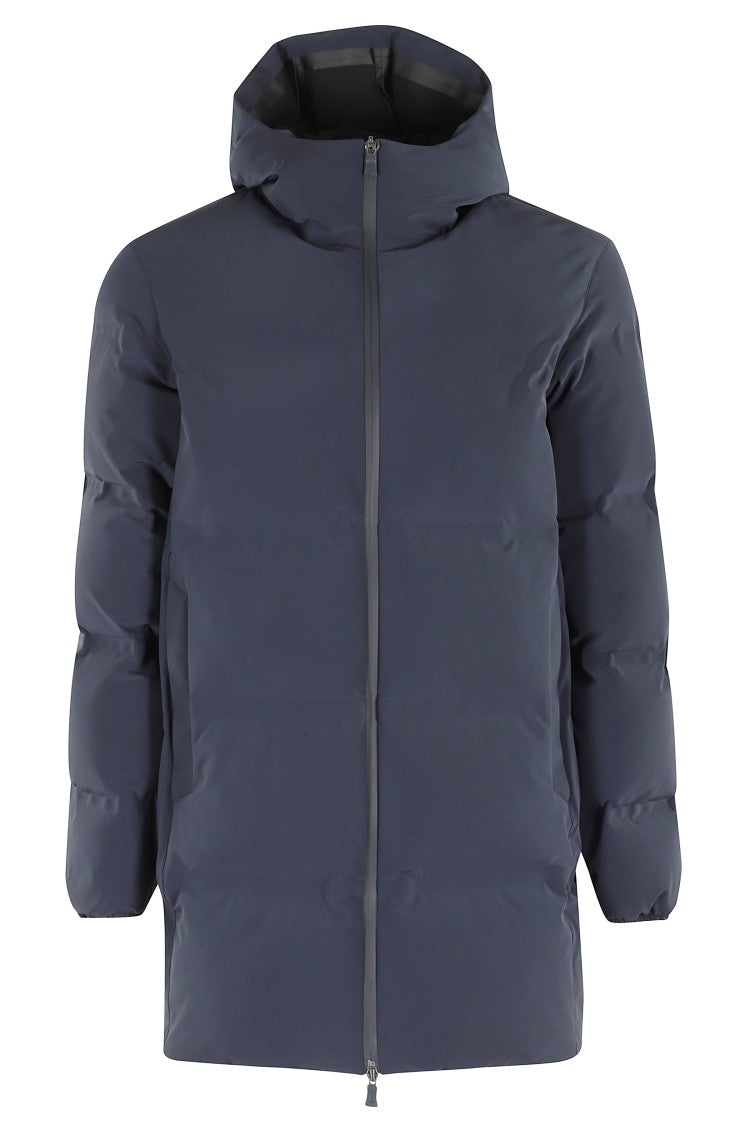 Herno Quilted Blue Down Jacket
