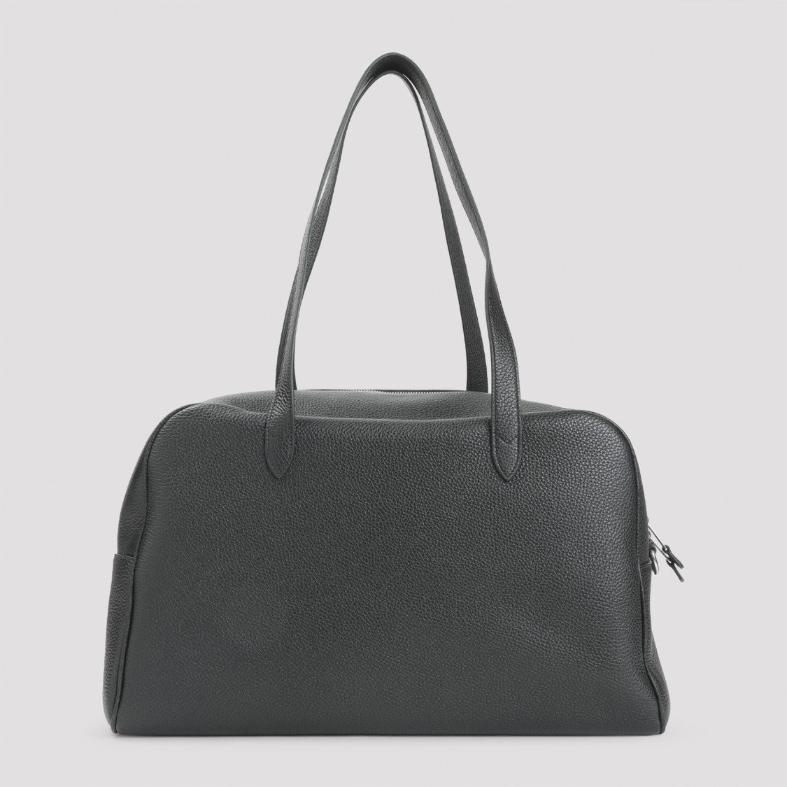 Celine Night Green Calf Leather Duffle Bag With Signature Detailing