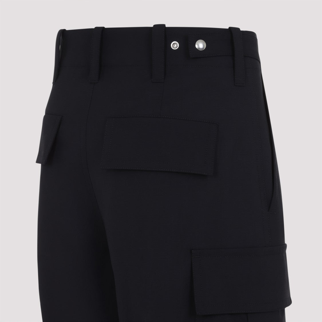 Bottega Veneta Midnight Blue Wool Fine Pants