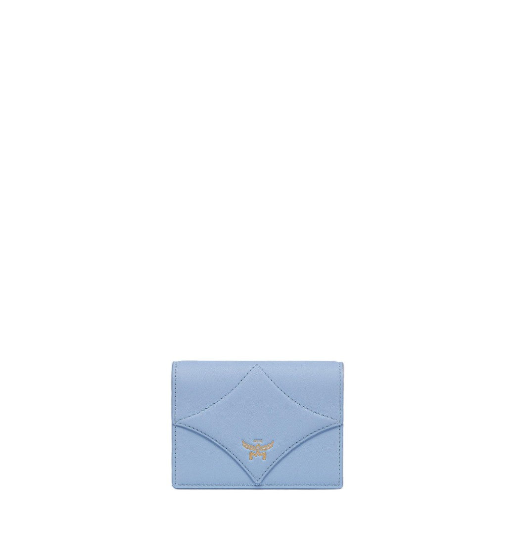 Mcm Mini Wallet With Bavarian Diamond Quilting