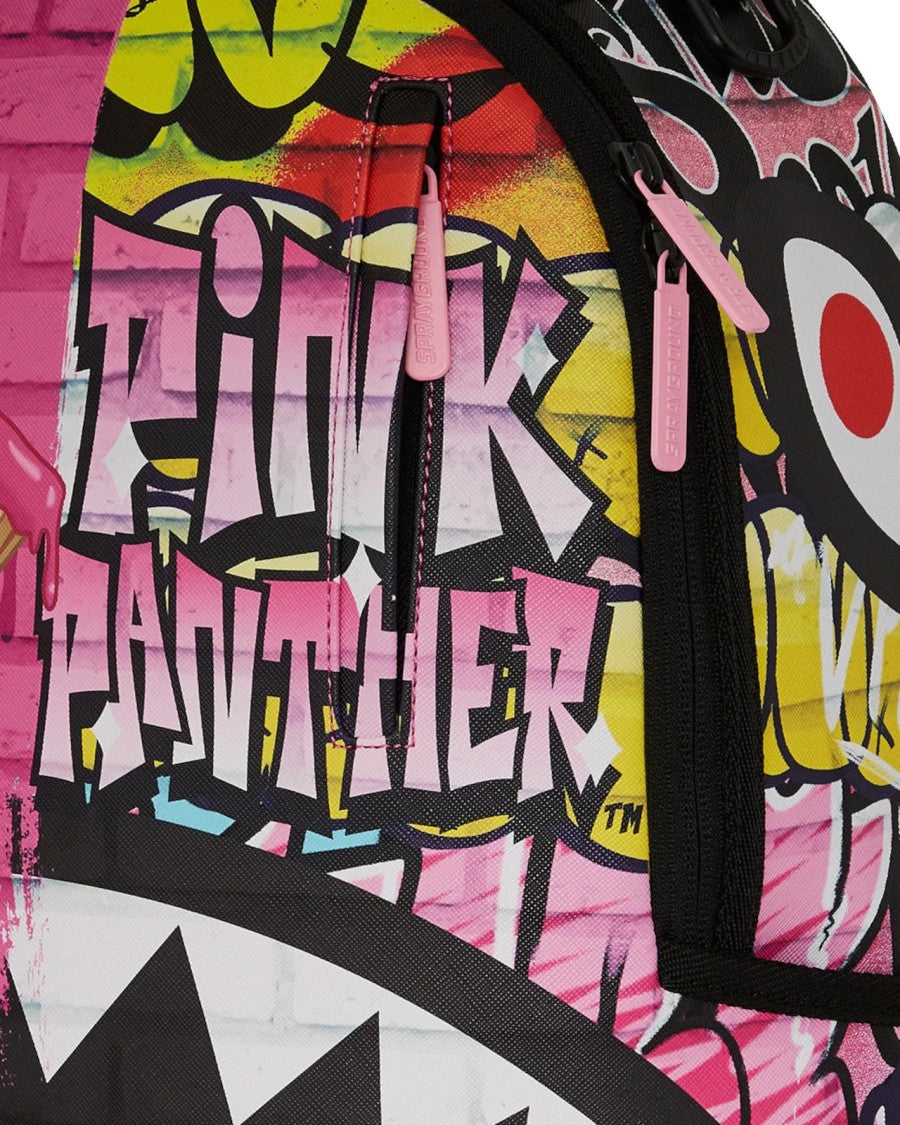Sprayground Vibrant Graffiti-Inspired Backpack With Velvet-Lined Compartments