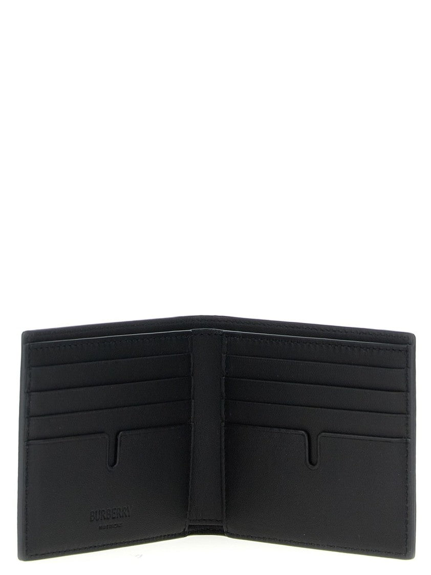 Burberry Compact Minimalist Wallet With Secure Compartment