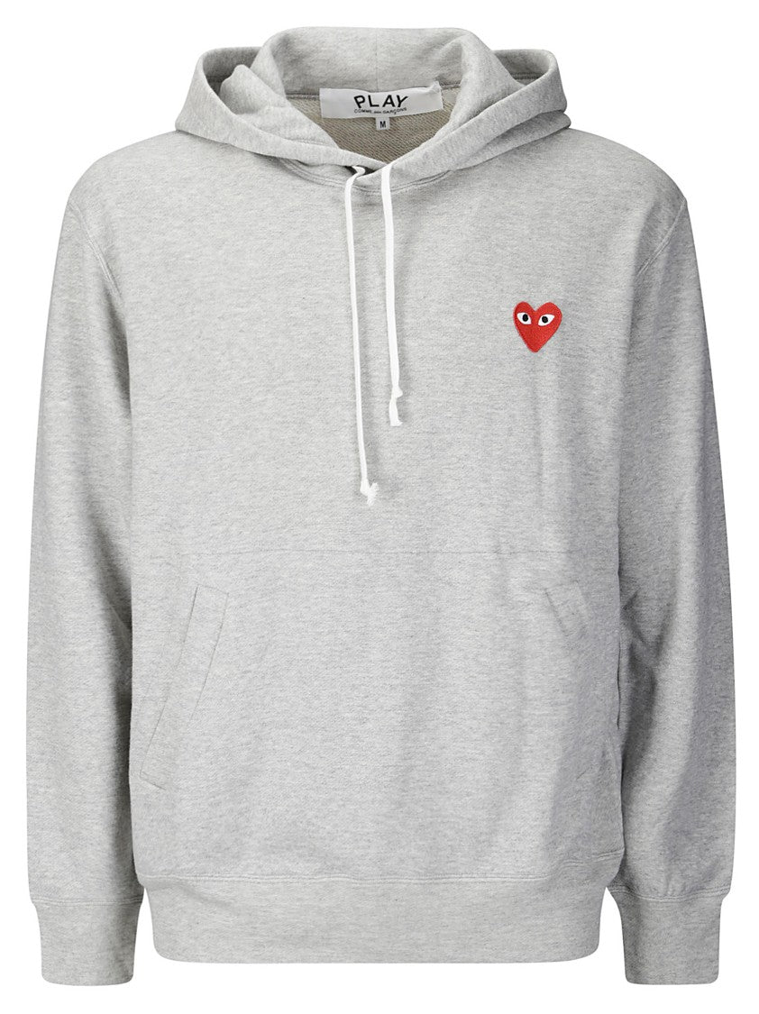 Comme Des Garçons Grey Pullover Hoodie