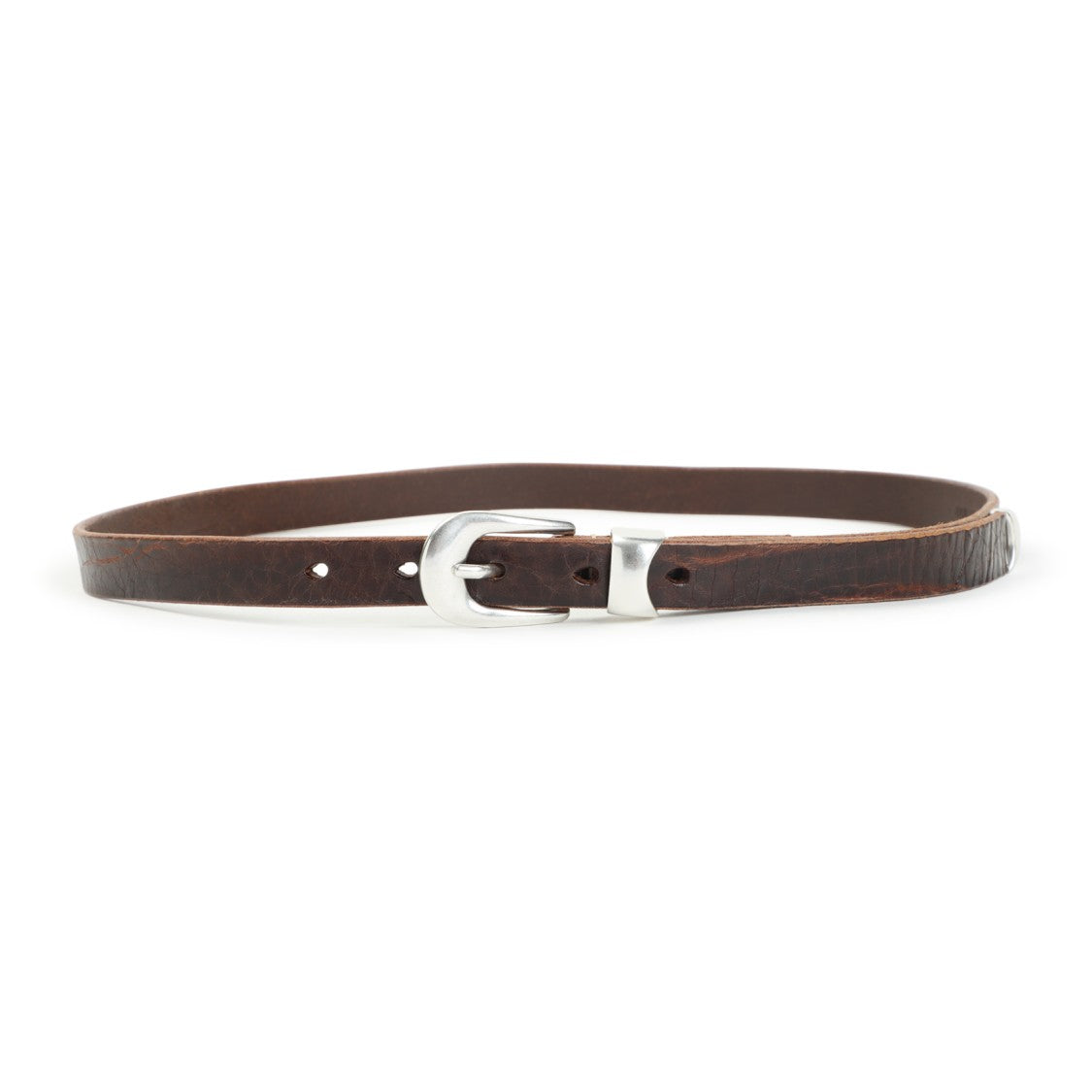 Our Legacy Brown Cow Leather 2 Cm Belt