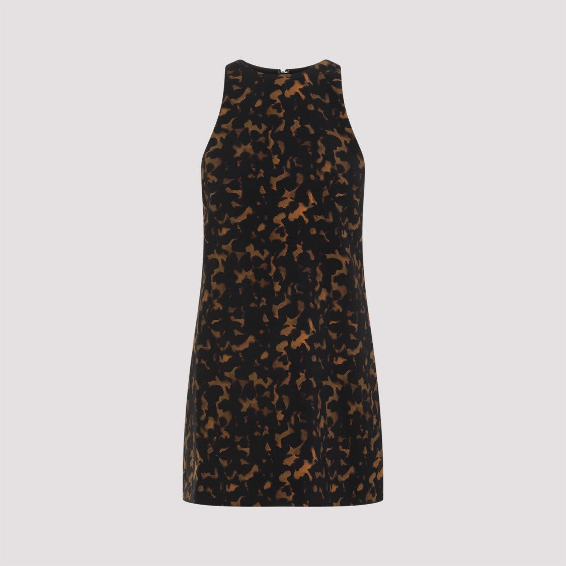 Theory Dark Brown Printed Top