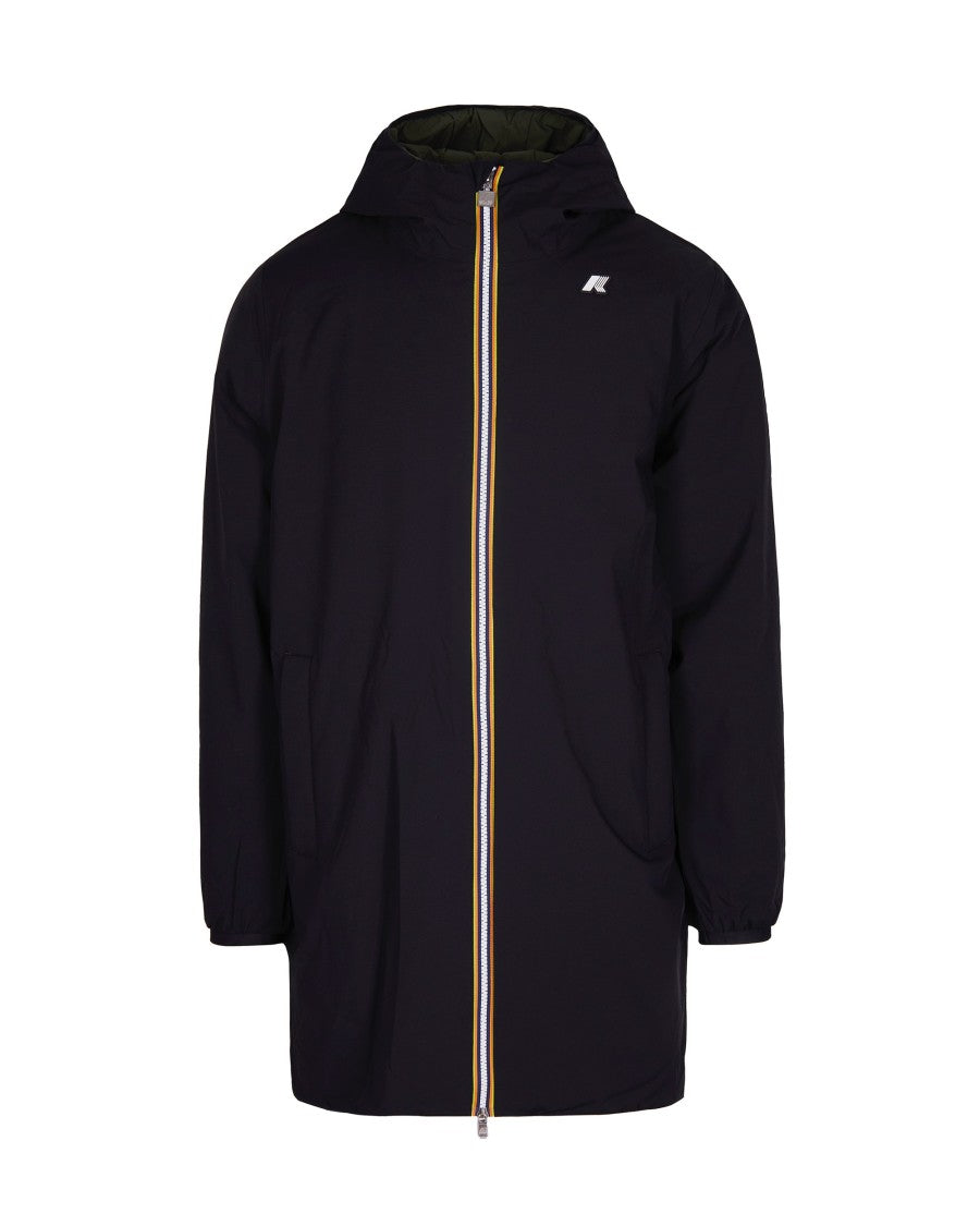 K-Way Jacob St Warm Double Black Pure/Green Black Jacket