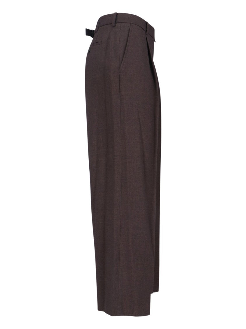 Low Classic Cotton-Blend Pants – Brown