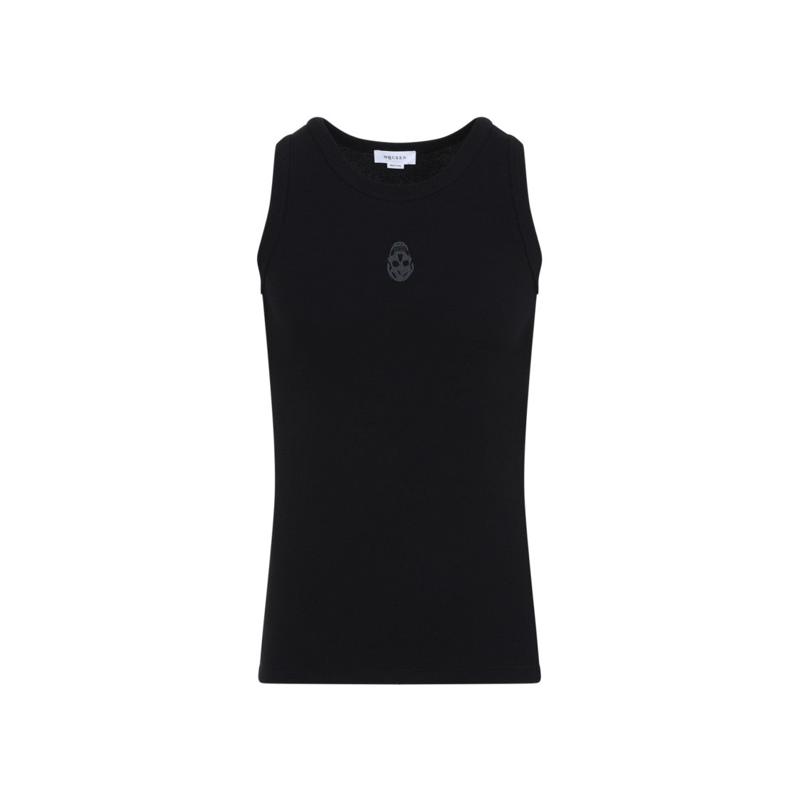 Alexander Mcqueen Fitted Black Sleeveless Top