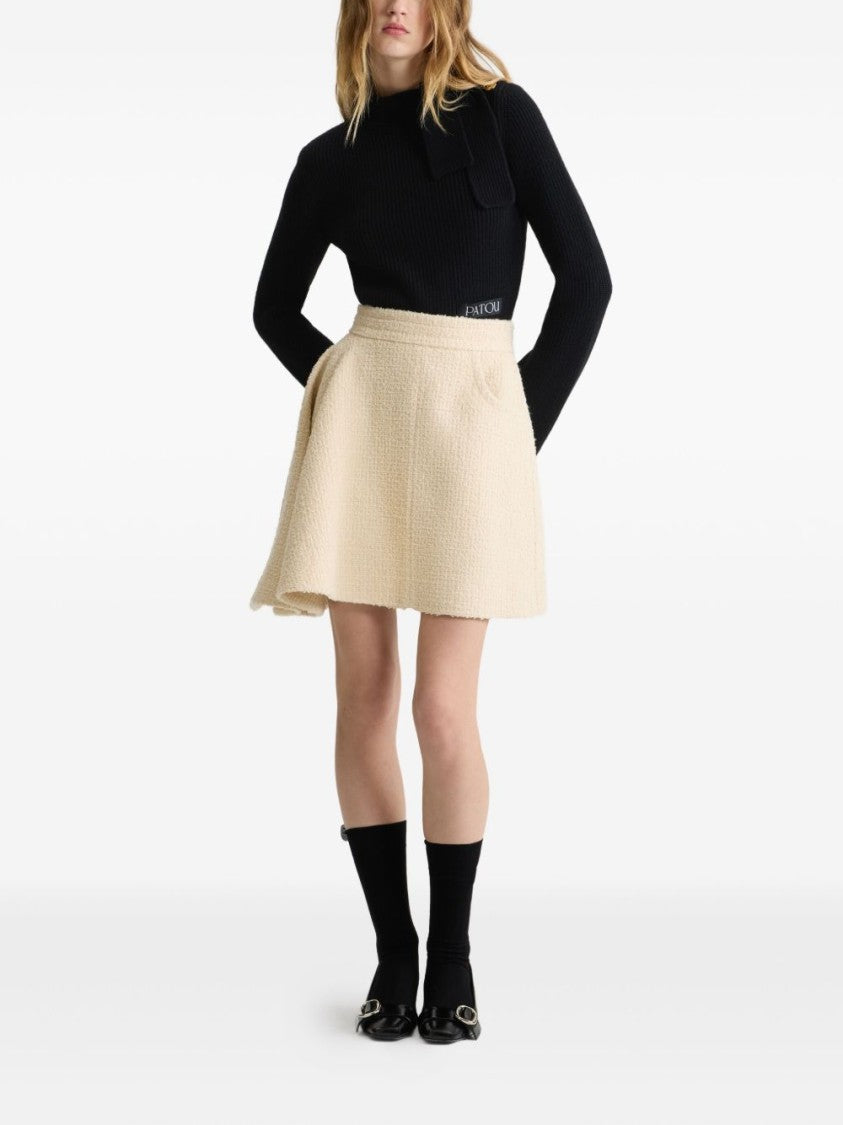Patou Ribbed Knit Sweater