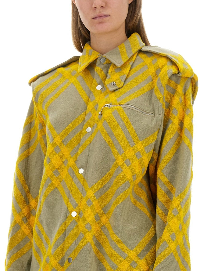 Burberry Relaxed Fit Check Pattern Shirt