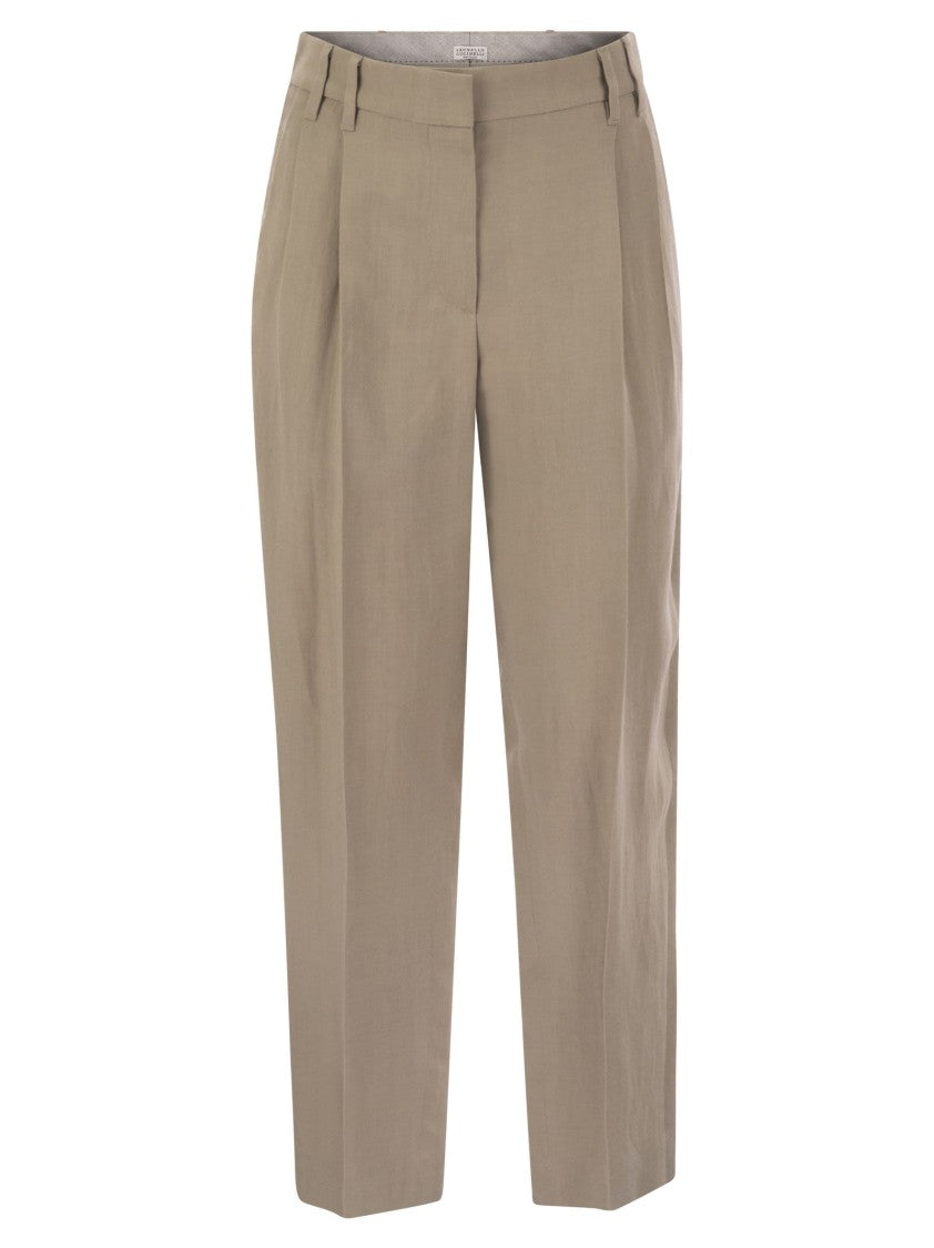 Brunello Cucinelli Slouchy Trousers In Viscose