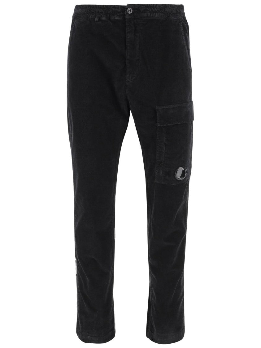 C.P. Company Stretch Cotton Velveteen Pants With Belt Loops