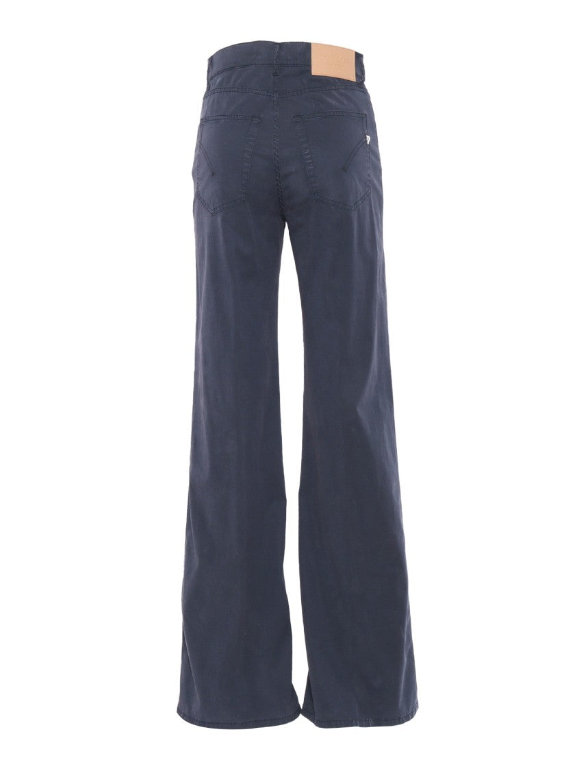 Dondup High-Waisted Wide-Leg Pants With Tailored Detailing