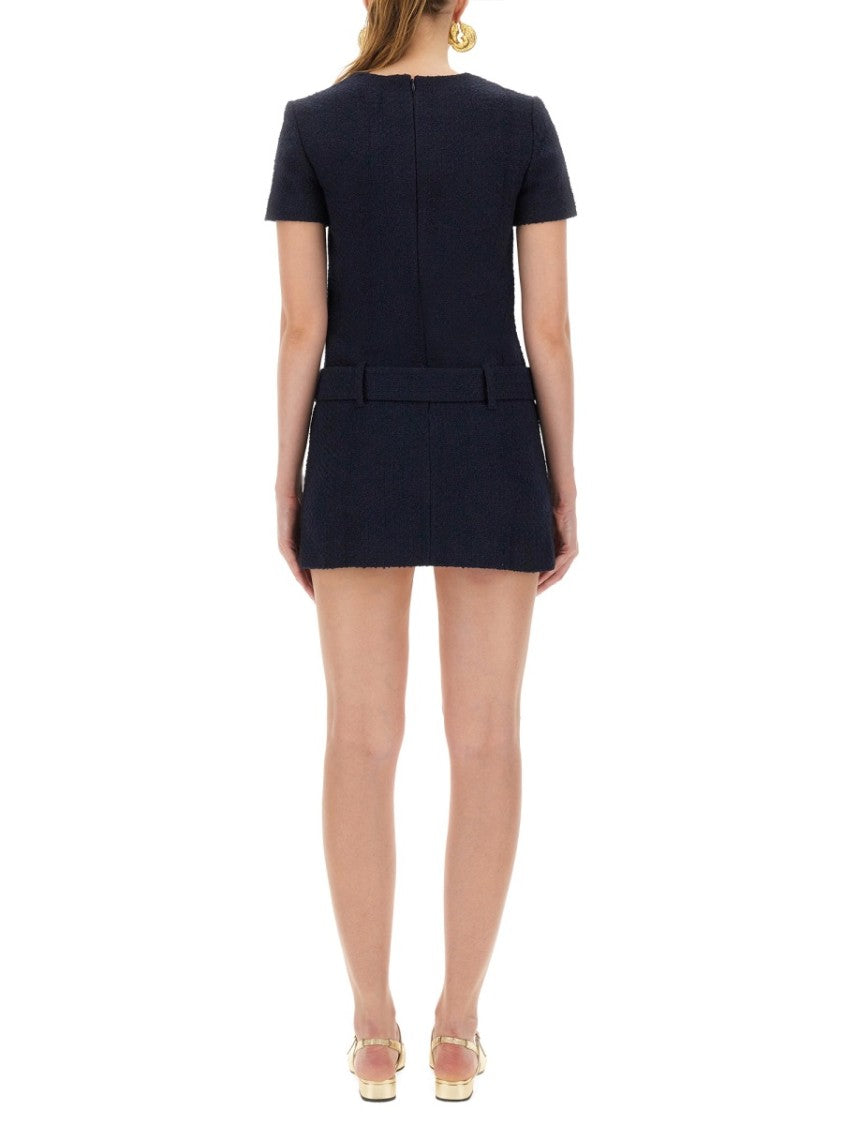 Self-Portrait Mini Boucle Dress